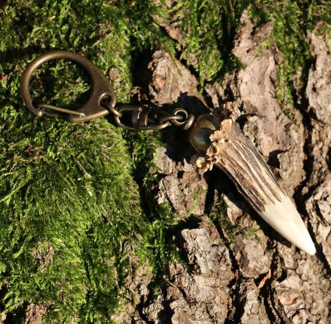 DEER ANTLER, KEYCHAIN