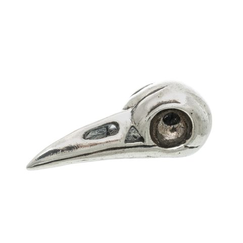 SKULL OF A CROW, PENDANT, SILVER 925, 15 G