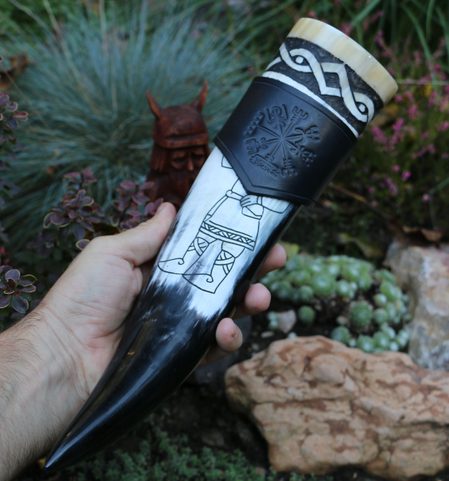 SKÅL VIKING DRINKING HORN 0.3 L