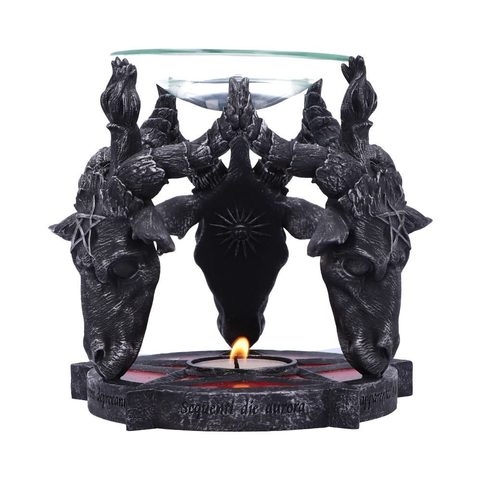 OCCULT BAPHOMET HEAD OIL BURNER