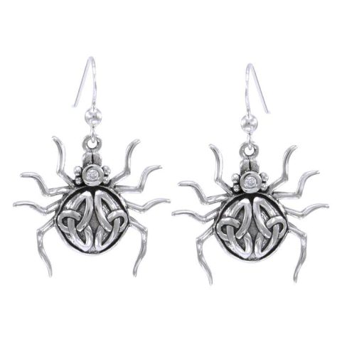 SPIDER SILVER EARRINGS