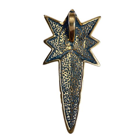 PERUN, SLAVIC THUNDER GOD, PENDANT, BRONZE