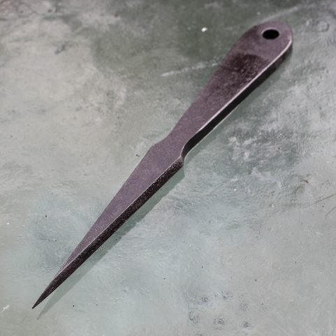 SPEAR THROWING KNIFE BLACK