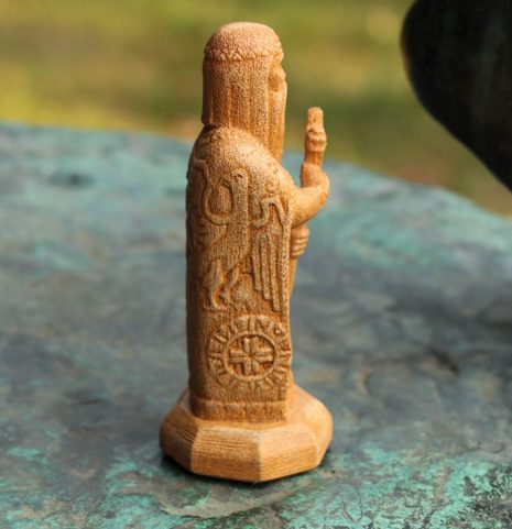 PERUN, GOD OF THUNDER, SLAVIC STATUE