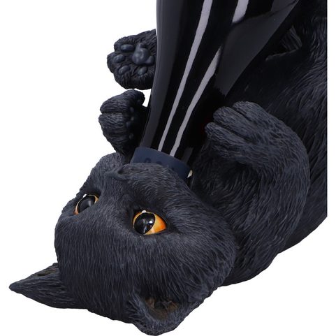 BLACK CAT - WINE HOLDER 18CM