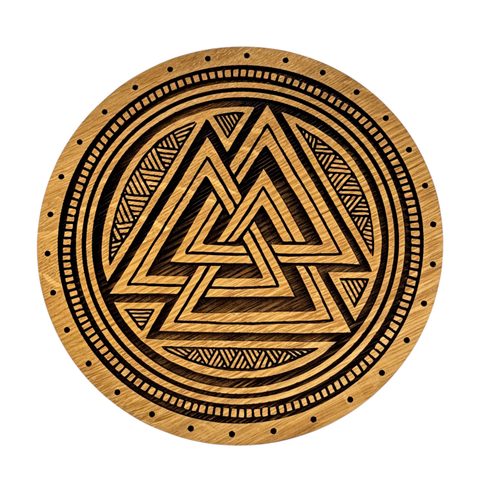 VALKNUT, FUTHARK RUN SET AND GIFT BOX SMALL, 21 CM