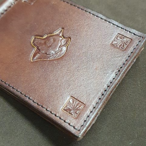 WOLF - LEATHER WALLET