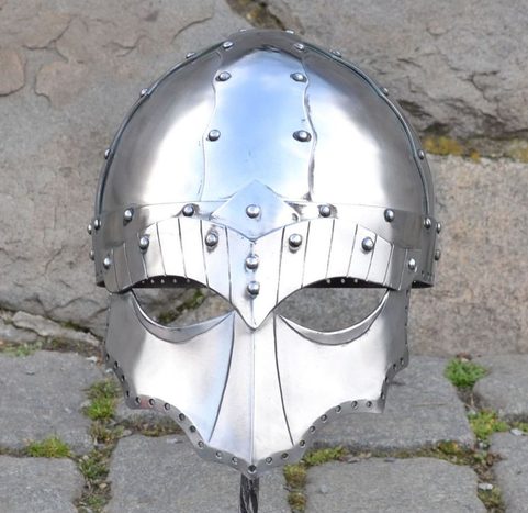 STEINAR, VIKING HELMET, POLISHED