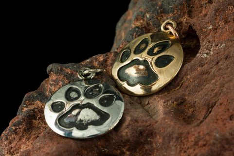 KATZENSPUR, SCHMUCKSTÜCK, ANHÄNGER, SILBER 925