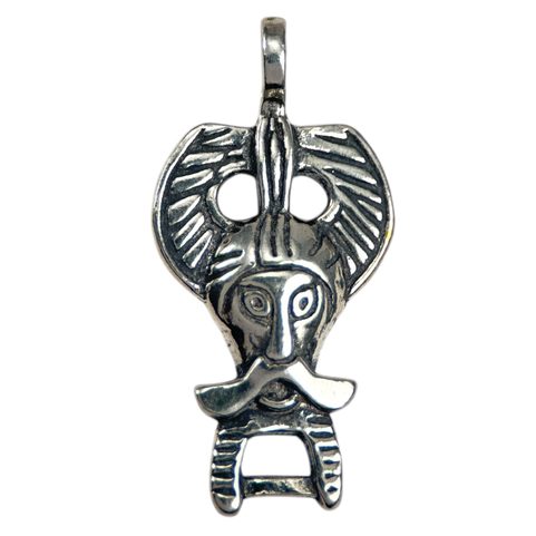 SILVER ODIN PENDANT, RIBE, AG 925