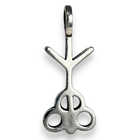 HISTORICAL PENDANT II, BRONZE AGE, SILVER
