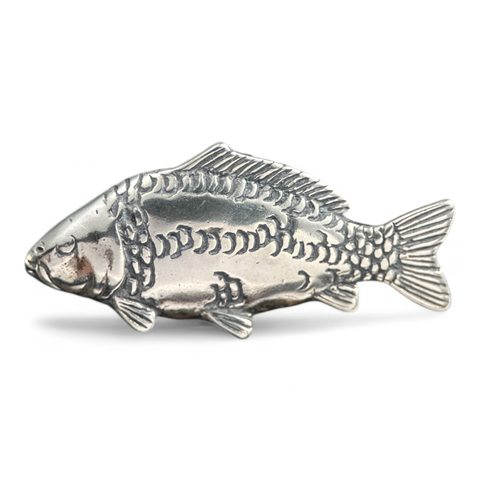 KARPFEN - FISCH, ANHÄNGER ZUM FISCHEN, SILBER 925