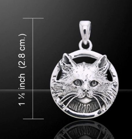KATZE, TALISMAN, SILBER 925