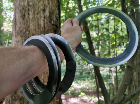 CHAKRI, UN PETIT CHAKRAM, UN ENSEMBLE DE 3 PIÈCES