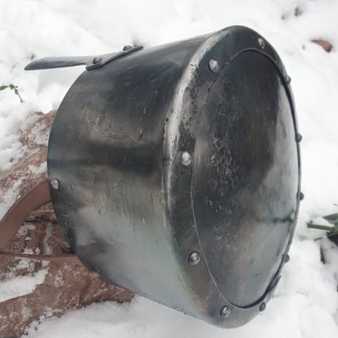 CASQUE MÉDIÉVAL DE CROISÉ AVEC NASAL, 13E SIÈCLE