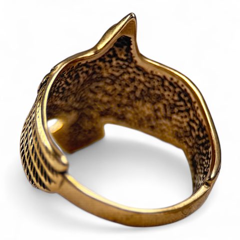 CORVUS, KRÄHE, RING, BRONZE