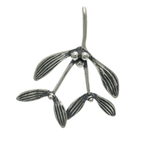 DRUID MISTLETOE, PENDANT, SILVER