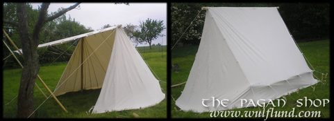 ANCIENT OR VIKING TENT, OPENABLE
