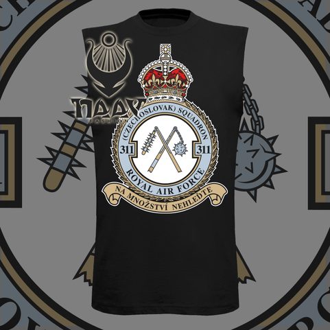 311TH CZECHOSLOVAK BOMBER SQUADRON RAF - DÉBARDEUR POUR HOMMES
