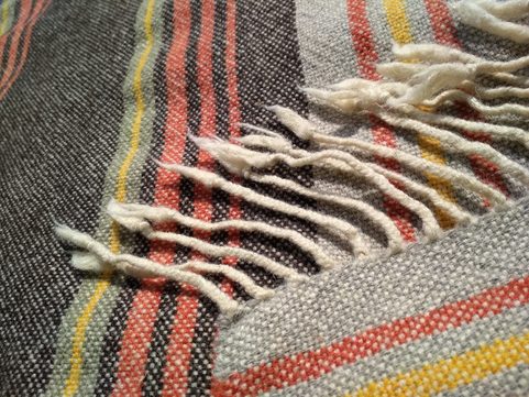 LORCAN, MANTEAU DE LAINE, TISSAGE À LA MAIN