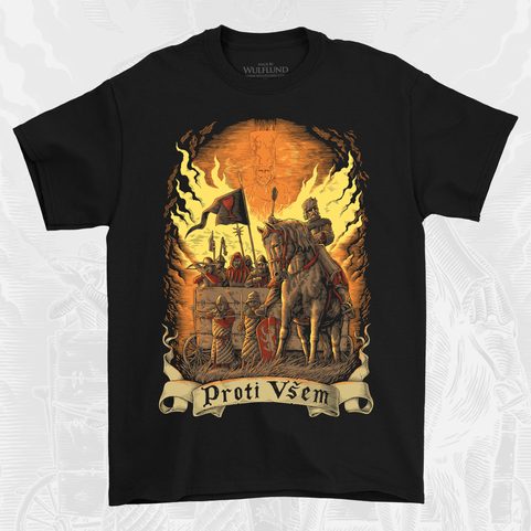 AGAINST ALL, T-SHIRT, COLOURED