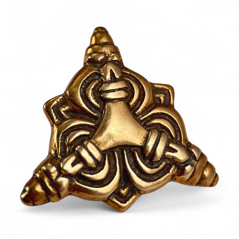 VIKING BELT STUD, BORRE, BRONZE