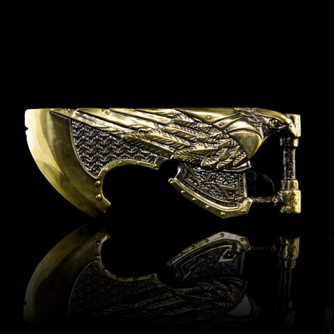 HACHE DE DIEU SVAROG, BOUCLE DE CEINTURE, LAITON