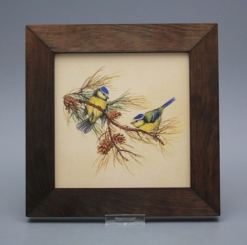 TITMOUSE, CERAMIC PICTURE 20X20CM