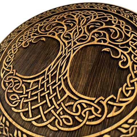 TREE OF LIFE, WOODEN WALL PICTURE 32CM