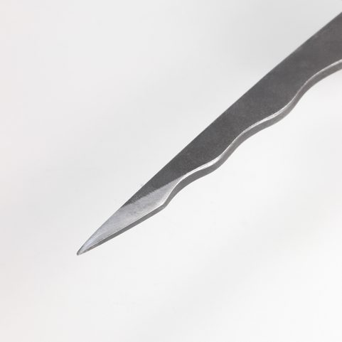 FLAMED BLADE, THROWING KNIFE