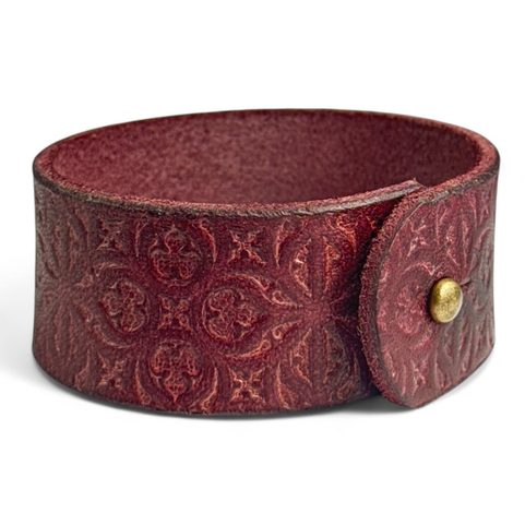 GOTHICA, MEDIEVAL LEATHER BRACELET