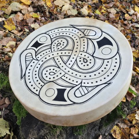 SHAMANIC DRUM, 40 CM - VIKING DRUM