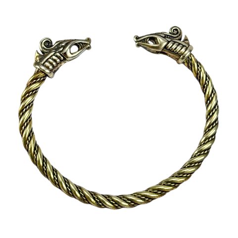 DREKI, VIKING BRASS BRACELET