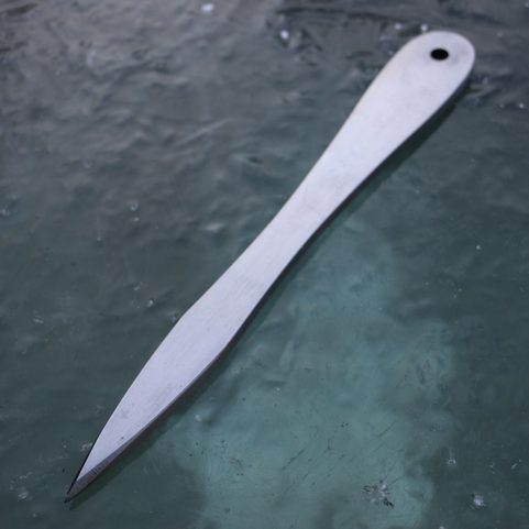 ARROW THROWING KNIFE, POLISHED
