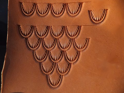 DRACHENHAUT, LEDERSTEMPEL