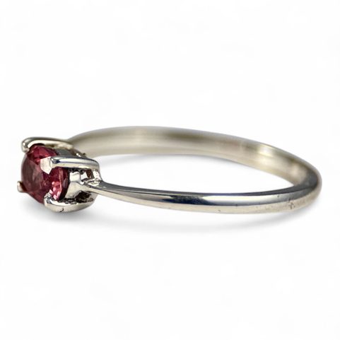 LORIEN, BAGUE, TOURMALINE ROSE, ARGENT 925/1000
