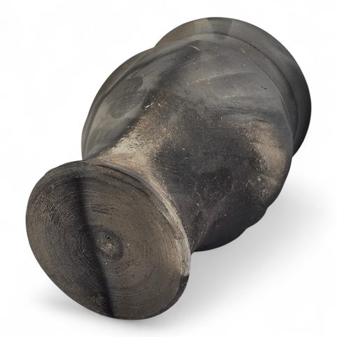 MEDIEVAL GOBLET, SMOKED CERAMICS