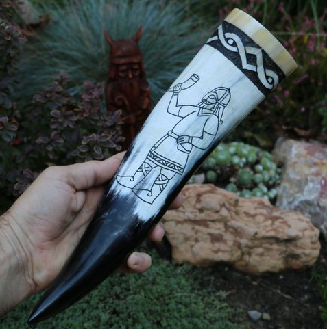 SKÅL VIKING DRINKING HORN 0.3 L