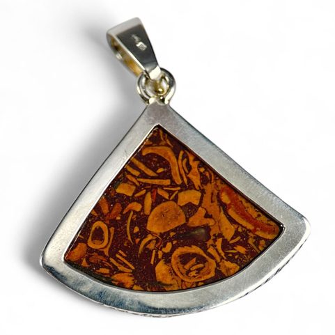 SERPENT, SNAKE JASPER, SILVER PENDANT, AG 925/1000