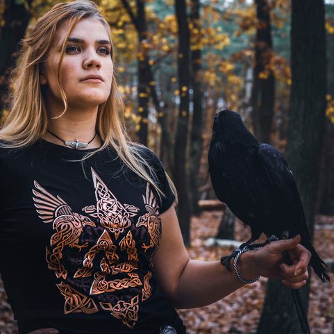 VALKNUT - VIKING WOMEN'S T-SHIRT COLORED