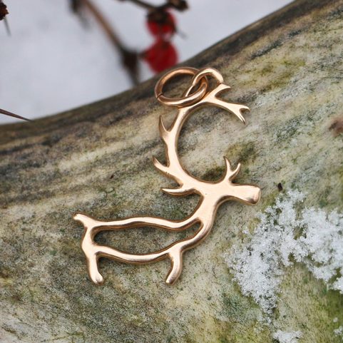 PORO, SAMI REINDEER, JEWELLERY SET, BRONZE