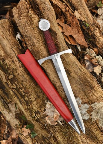 POIGNARD MÉDIÉVAL AVEC FOURREAU INCLUS