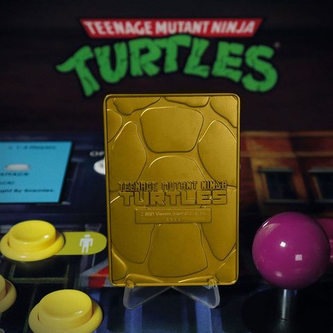TEENAGE MUTANT NINJA TURTLES INGOT LIMITED EDITION (GOLD PLATED)