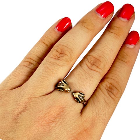 BÉLIER - BAGUE, ROME ANTIQUE, IIIÈME SIÈCLE, BRONZE