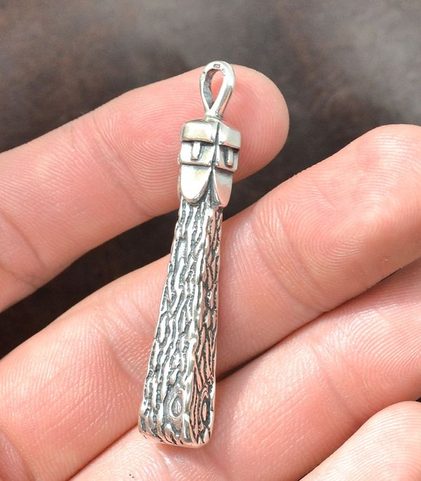 SVETOVID - MASSIVE SILVER AMULET, SILVER 925, 17 G