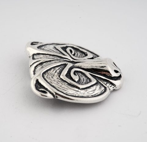 URSUS, BEAR PENDANT, STERLING SILVER