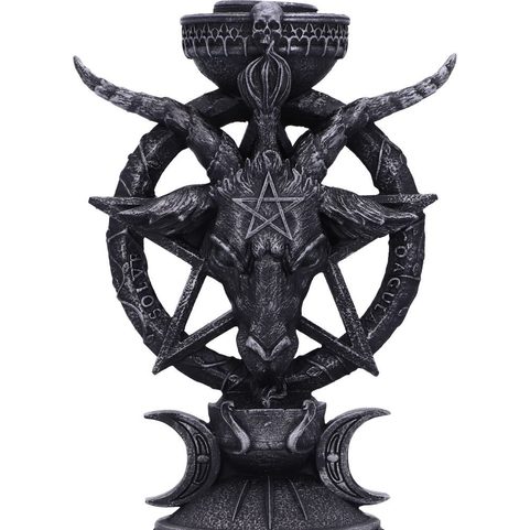 LIGHT OF BAPHOMET CANDLE HOLDER 15.5CM