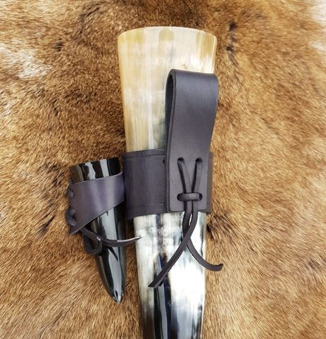 ROCKER'S DRINKING SET - HORN, SHOT HORN, HOLDER