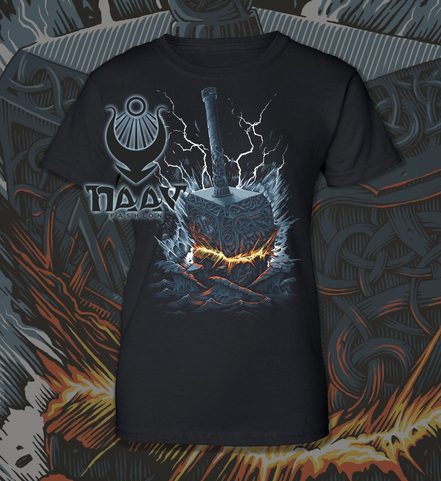 THORSHAMMER, DAMEN-T-SHIRT FARBIG, NAAV