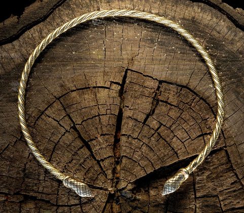 JÖRMUNGANDR, SNAKE, BRASS TORQUES